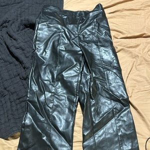 Size M. Leather pants. dont fit anymore